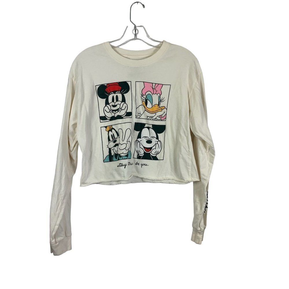 Disney Women's Crop Stay True Be you Top